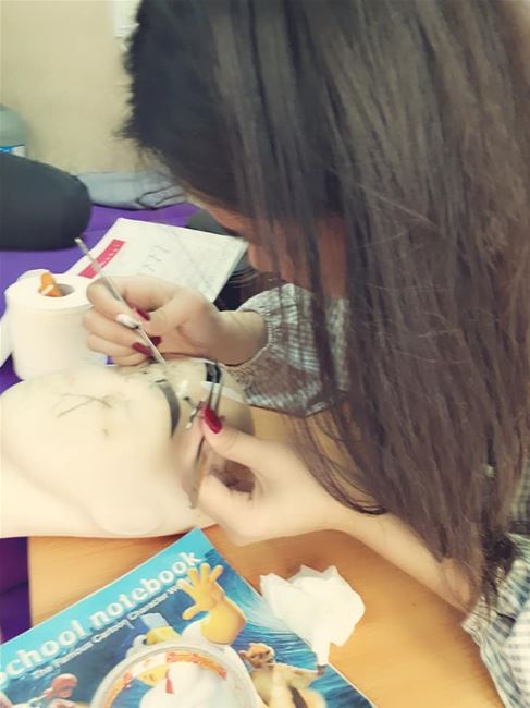 học viên nối mi mới  học viên nối mi mới