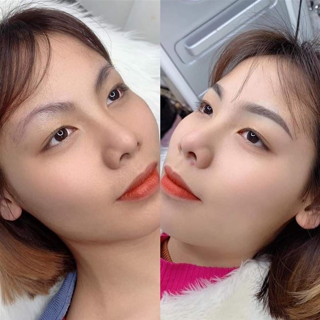 Hình ảnh trước và sau điêu khắc của ban nữ Tít Mi