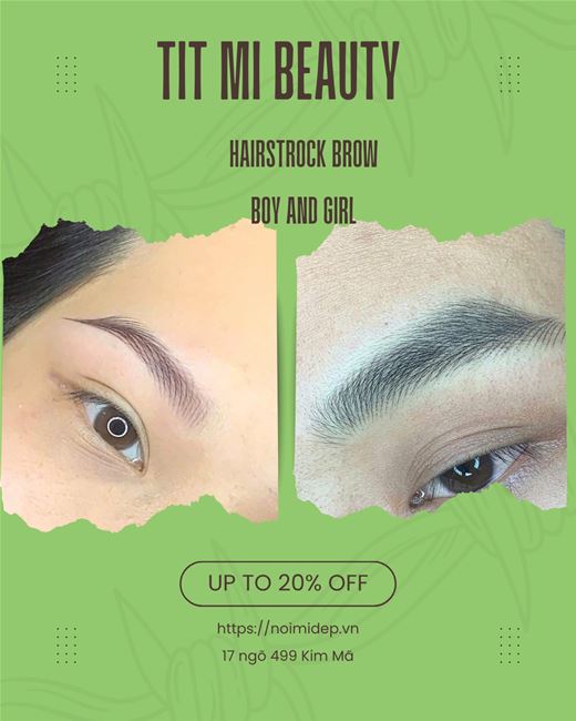 kỹ thuật tạo sợi chân mày hairstrock phù hợp với cả nam và nữ
