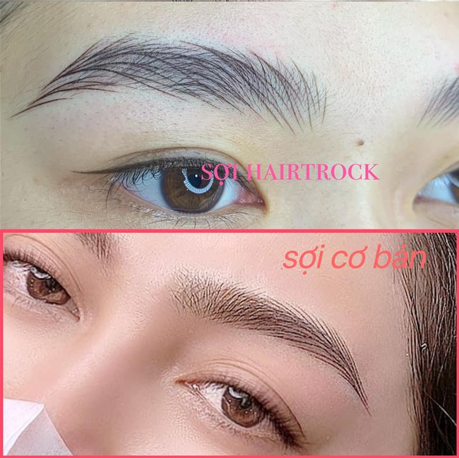 Sự khác nhau giữa sợi hairstrock và sợi điêu khắc bằng dao microbloading