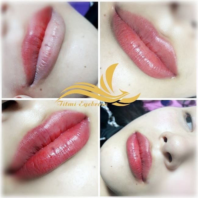 phun môi tạo htaj mịn đẹp