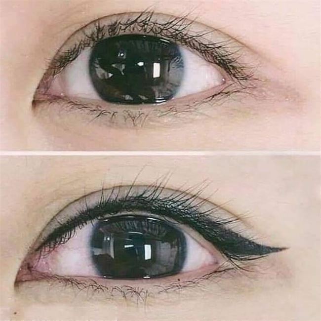 Phun thêu Mí mắt mèo