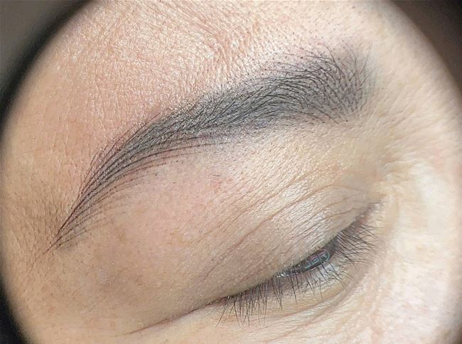 hairstrock kỹ thuật tạo sợi chân mày bay bổng và mềm mại Tít Mi BeautY
