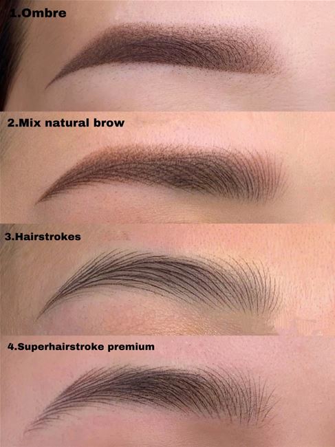 Phân biệt các kỹ thuật trong phun xăm, điêu khắc sợi, phun tản bột, phun tạo hạt, hairtrock
