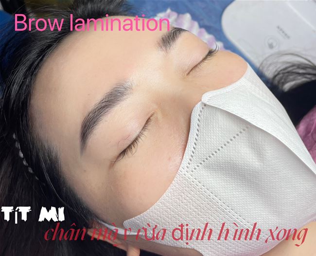  Dịch vụ định hình chân mày Laminitaon tại Tít Mi